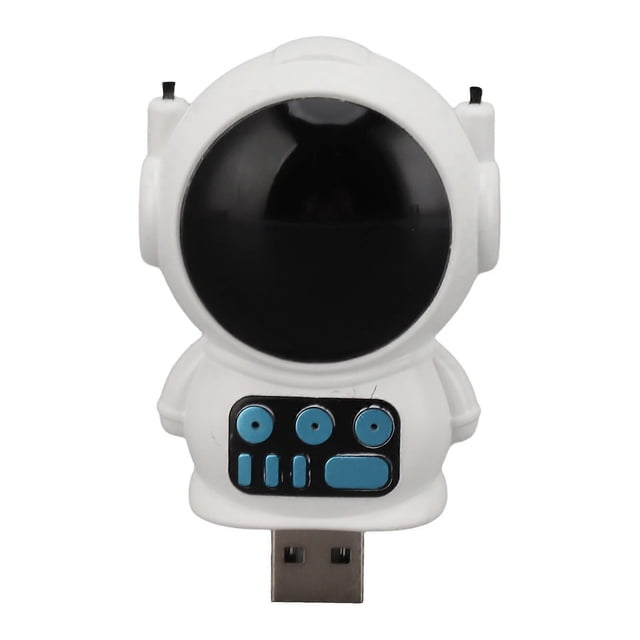 White Astronaut Shape Air Purifier, Negative Ion Air Purifier for Car, Bedroom, Office