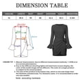 thumbnail image 2 of Vestido mini elegante ajustado de manga larga para mujer, regalo para mujer, 2 of 7