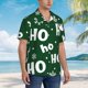 thumbnail image 3 of Fotbe Ho Ho Ho A Camisa Hawaiana para Hombre Unisex – Camisa Casual de Verano con Botones de Manga Corta de Algodón y Lino,XX-Large, 3 of 7
