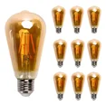 thumbnail image 1 of Lampara Foco Vintage Led Ahorrador St64 E27 6w 10pcs Ámbar, 1 of 6