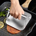 thumbnail image 4 of Coofit Meat Press Manual Non-stick: Stainless Steel Grill Press Burger Smasher for BBQ, 4 of 10