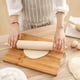 thumbnail image 5 of Rodillo de Madera con Mangos Ergonómicos Giratorios | Acción de Rodado Suave, Superficie Naturalmente Antiadherente | Ideal para Masa, Pizza, Pasteles, Pan, Galletas | 17 Pulgadas, 5 of 7