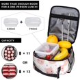 thumbnail image 4 of Pig Lunch Bag Insulated Lunch Box for Women Reusable Portable Lunchbox Leakproof Cooler Tote Bento Bag for Office Work Picnic, 4 of 6