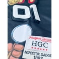 thumbnail image 4 of Inspector Gadget Men's Headgear Classics Embroidered Basketball Jersey (X-Large, Black), 4 of 5