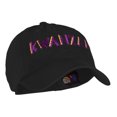 thumbnail image 5 of Purple and Gold Kwanzaa Embroidered Garment Washed Cotton Twill Cap - Black OSFM, 5 of 5