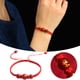thumbnail image 2 of 2024 Año Nuevo de la Cadena Roja Pulsera Ajustable Charm Bracelet Animal Chino Buena Suerte Pulsera Joyería Regalos para Mujeres Hombres, 2 of 8