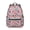 Black-216, variant on Tropical Flower and Leaves Students Backpack Durable School Bag with Colorful Boho Floral Pattern, Perfect for Outdoor Adventures