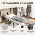 thumbnail image 5 of Camping Cot For Adults, Heavy-Duty Portable Cot Bed With Mattress, Foldable Padded Sleeping Cots For Camping Travel Tent Day Bed Outdoor & Home Guest, Max Load 300 LBS, 75x28x14", 5 of 7