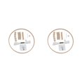 thumbnail image 2 of Ruiboury Sturdy And Durable Wood Mobile Hanger Mobile Wind Chimes Outdoor circle 2Set, 2 of 6