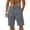 C1-Gray, variant on Mens Gym Shorts with Zipper Pockets Knee Length Shorts Drawstring Bottoms Big and Tall Summer Clothes 3XL