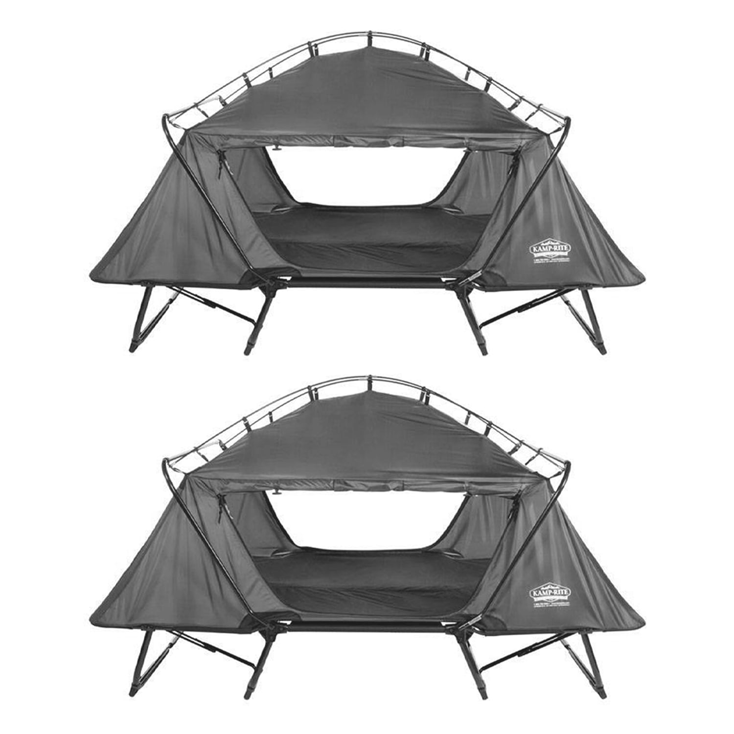 KampRite Oversize Portable Cot, Chair, & Tent, Easy Setup (2