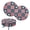 American Flag Patchwork, variant on COEQINE Stool Covers Elastic Round Bar Stool Cushion Padded Cover 12"-14" Breathable Saddle Stool Cover for Home Bar Coastal Decor, 2 Count, Beach Sea Turtle Starfish