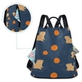 thumbnail image 5 of FORMRS Women's Travel Backpack Purse Anti-Theft Hidden Pockets Casual Shoulder Bag, Blue Capybaras, 5 of 7