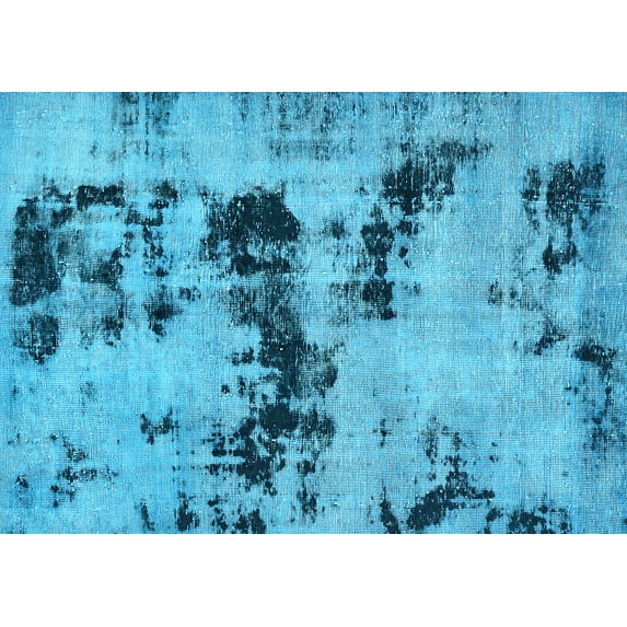 Ahgly Company Indoor Rectangle Persian Light Blue Bohemian Area Rugs, 4' x 6'