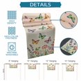 thumbnail image 6 of Pink Flowers Table Runner 120 Inches, Spring Floral Butterfly Elegant Pastoral Botanical Bed Runner Dresser Scarves Tabletop for Indoor Outdoor Parties/Ceremony/Banquet, 13"x 120", 6 of 8