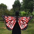 thumbnail image 4 of Colorful Soft Fabric Butterfly Wings Fairy Ladies Nymph Pixie Costume Accessory, 4 of 5
