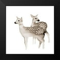 thumbnail image 2 of Atelier B Art Studio 20x20 Black Modern Framed Museum Art Print Titled - BLUE FAWNS, 2 of 5