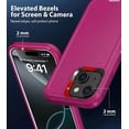 thumbnail image 5 of iPhone 14 Plus / iPhone 15 Plus Case Cover Dual  Layer Rugged / Heavy Duty / Shockproof 6.7" Pink, 5 of 5
