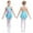 Light Blue, variant on iiniim Kids Girls Figure Ice Skating Sequin Dance Dress Sleeveless Mesh Tutu Dress Purple 6
