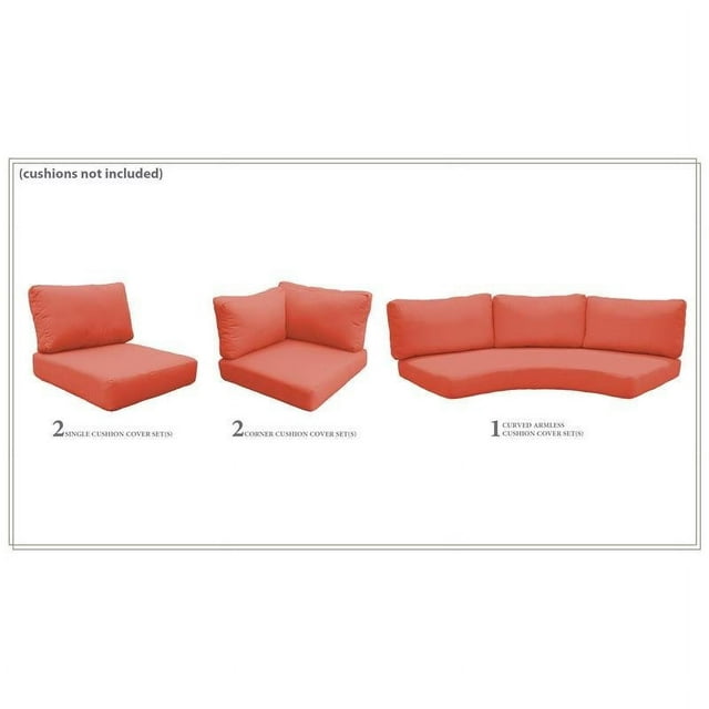 TK Classics Set de Couverture en Mandarine pour BARBADOS-06k
