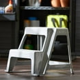 thumbnail image 5 of Gracious Living 16" Plastic 2 Step Portable Home & Kitchen Stool (4 Pack), 5 of 10
