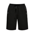 thumbnail image 6 of AnuYalue Mens Shorts Big and Tall Quick Dry Workout Running Shorts Athletic Shorts Knee Length SweatShorts with Zip Pockets, 6 of 8