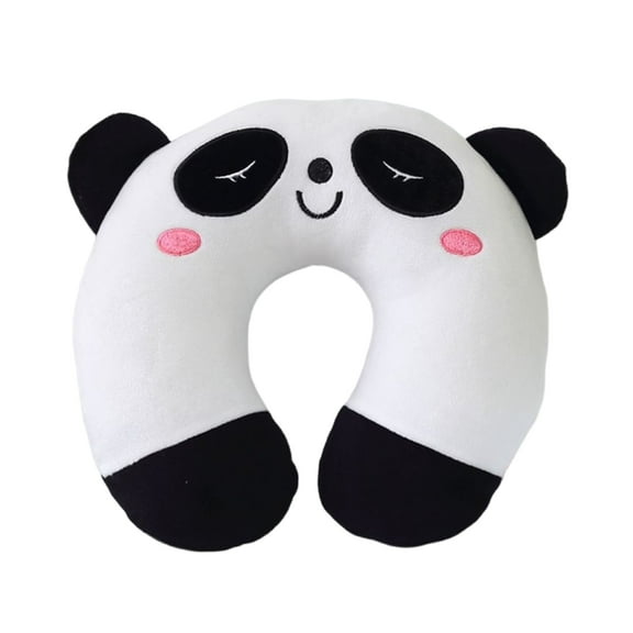 Panda Shape Plush Neck Pillow Travel Cushion For Kids And Adults Providing Comfort Neck Panda