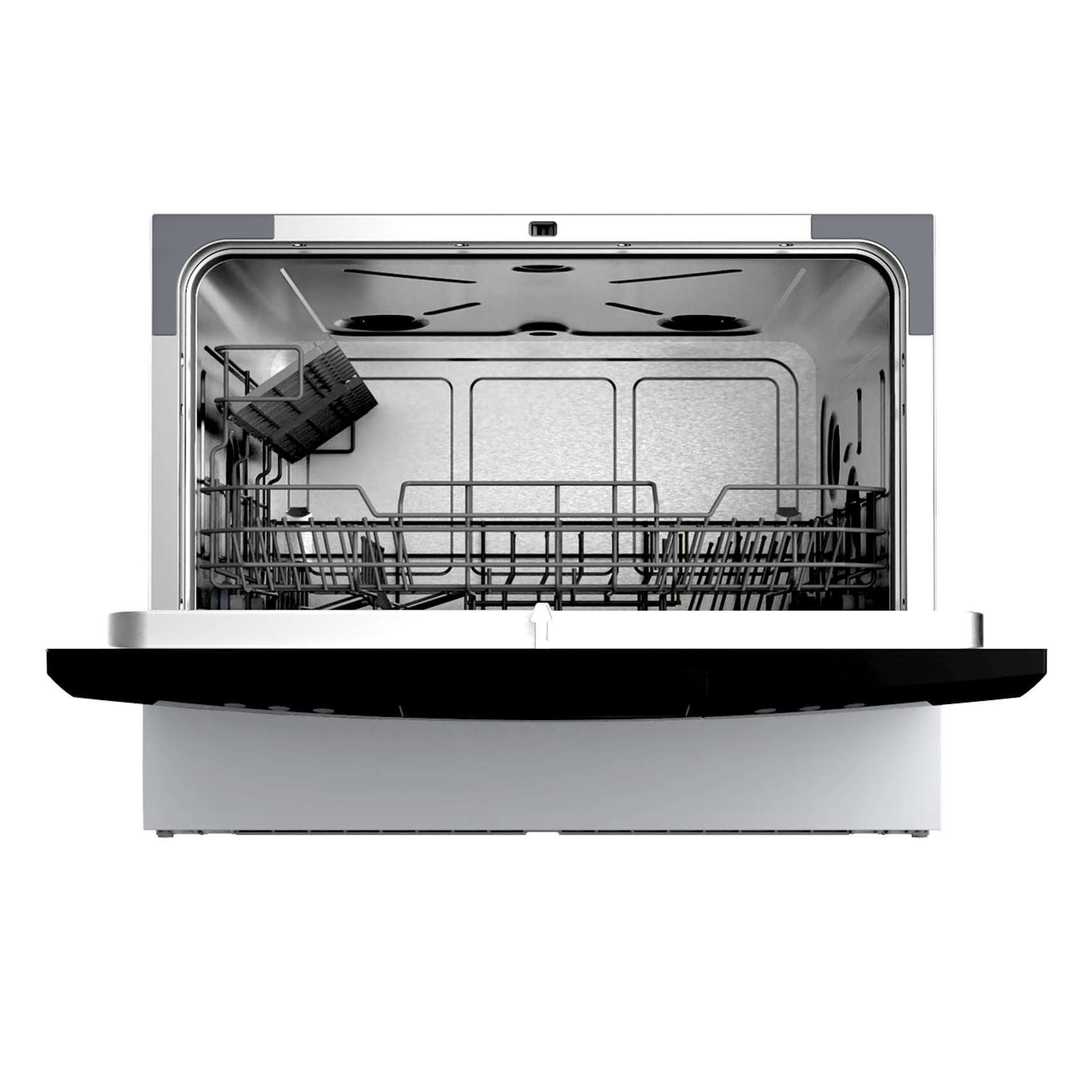 Midea Portable Countertop Dishwasher, 6 Place Settings, 8 Programs, White, MDC22P1AWW, New