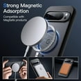 thumbnail image 3 of AQWAL-Magnetic Case for Google Pixel 9/9 Pro 2024, Compatible with MagSafe, Translucent Matte Back Shockproof Phone Cover (Black), 3 of 4