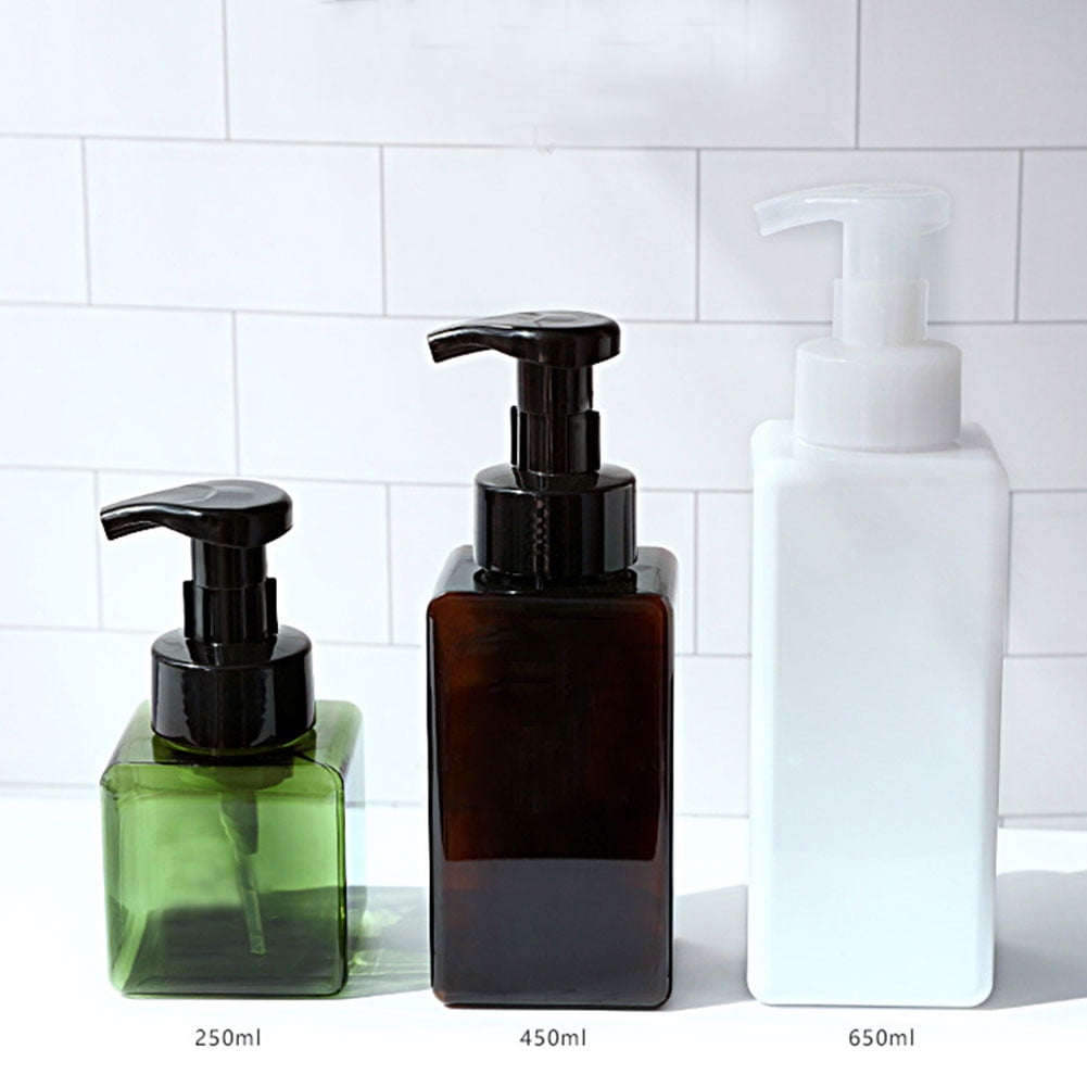Prettyui Empty Foaming Soap Dispenser Bottle Bathroom Hand Wash Shampoo ...