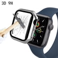 thumbnail image 3 of 2 PCS for Apple Watch 45mm Series 7 Case with Built-in Tempered Glass Screen Protector, Thin Guard Bumper Full Coverage Hard Cover, 3 of 5