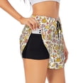 thumbnail image 2 of Haiem Coffee Donuts Women's 2 in 1 Running Shorts - Lightweight Athletic Workout Gym Yoga Breathable Sports Shorts Liner with Phone Pockets-, 2 of 9