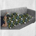 thumbnail image 6 of Grunge Soft Flannel Fleece Throw Blanket, Sketchy Artwork Digital Geometric Forms Graffiti Paintbrush Funky Unusual Effects, Cozy Plush for Indoor and Outdoor Use, 50" x 60", Multicolor, by Ambesonne, 6 of 6