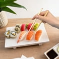 thumbnail image 3 of BambooMN Brand - Premium Grade 5.9" - Red Dot End - Mini Bamboo Chopsticks - 6 Pairs, 3 of 6