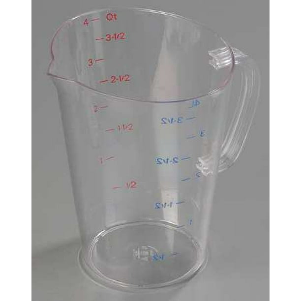 Carlisle 4314507 Measure Cup Clear Pk6 Walmart Com Walmart Com