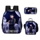 thumbnail image 1 of Wednesday Three-piece School Bag Backpack For Elementary And Middle School Students Adjustable Shoulder Strap,large Capacity,fashion Design, 1 of 3