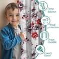thumbnail image 3 of Blackout Kids Curtains,Pioneer Flower Childrens Insulated Curtains Set Of 2,Bedroom Essentials,Toddler Room Decor 42x63in(106x160cm), 3 of 4