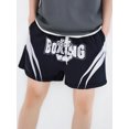 thumbnail image 2 of Hansber Kids Boxing Shorts Running Sports Boxer Shorts Muay Thai Training Drawstring Summer Hot Pants Black 6, 2 of 6