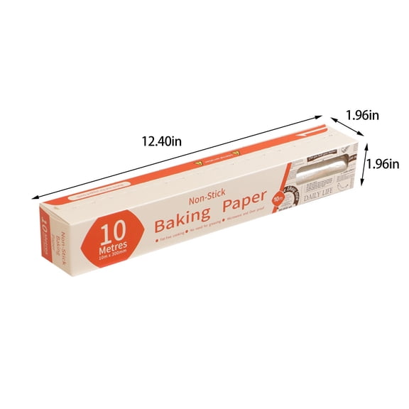 Heavy Duty Aluminum Foil Roll for Baking, Cooking, and Food Storage | 10 Meters x 30 cm (394" x 11.8") | Heat Resistant Up to 500°F | 1 Roll