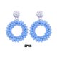 thumbnail image 2 of Guardurnaity Llamativos pendientes hechos a mano para mujer, modernos y ligeros, hipoalergénicos, elegantes. Ropa, zapatos y accesorios Miscelánea cielo azul, 2 of 6
