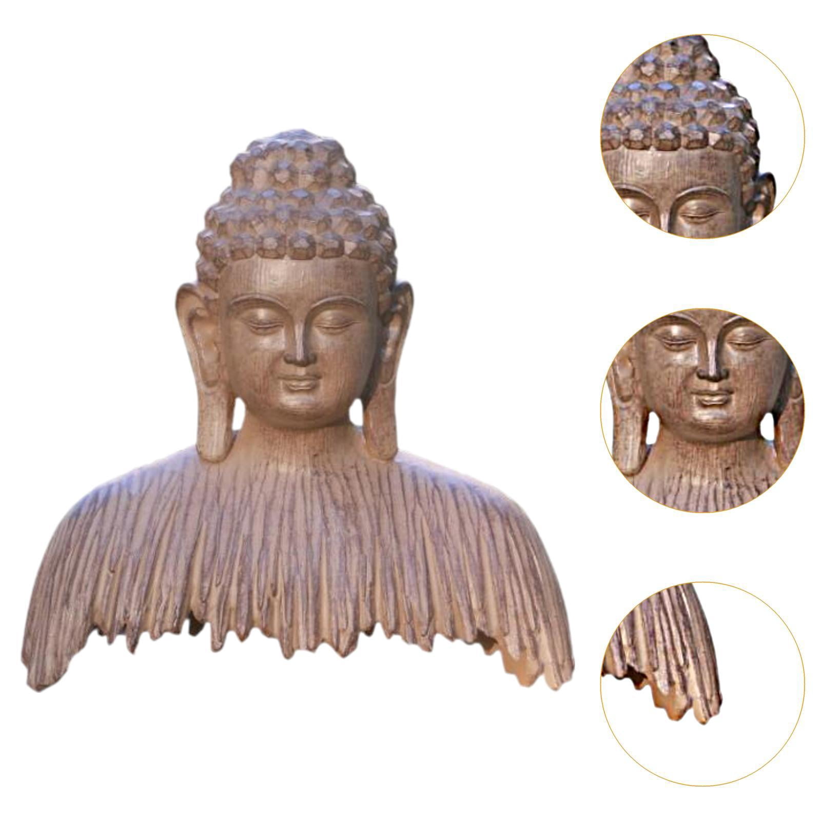 colaxi Buddha of The Statue of The Statue of The Resin Desktop Garden, Figure of Buddha, Decorative Sculpture for The Shelf of The Porch Cabinet