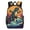 HuWng-2, variant on Happy Dinosaur Surfing Sunset Waves Backpack Travel Laptop Casual College Daypack Back to Bag