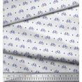thumbnail image 3 of Soimoi Rayon Fabric Diamond & Bicycle Shirting Printed Fabric 1 Yard 56 Inch Wide, 3 of 3