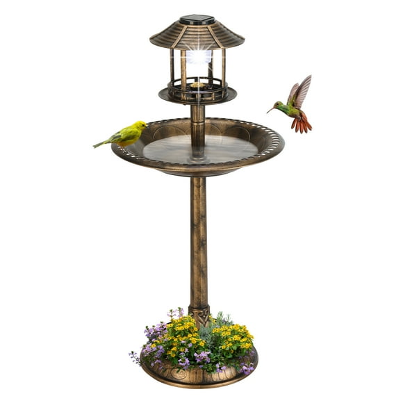 Solar Heated Bird Bath