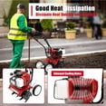 2HP Garden Tiller Cultivator 52CC 2 Stroke Gasoline Engine Mini Tiller ...