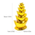 thumbnail image 2 of unbranded Estatua Oro Ingot Escritorio Adorno Hogar Oficina Artesanía Feng Shui, 2 of 6