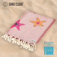 thumbnail image 2 of Toalla de playa Sand Cloud, tamaño grande, turca, 100% algodón orgánico, 2 of 6