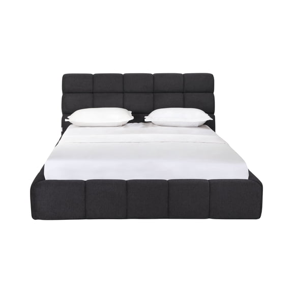 Whiteline Modern Living Own Queen Bed, Dark Grey