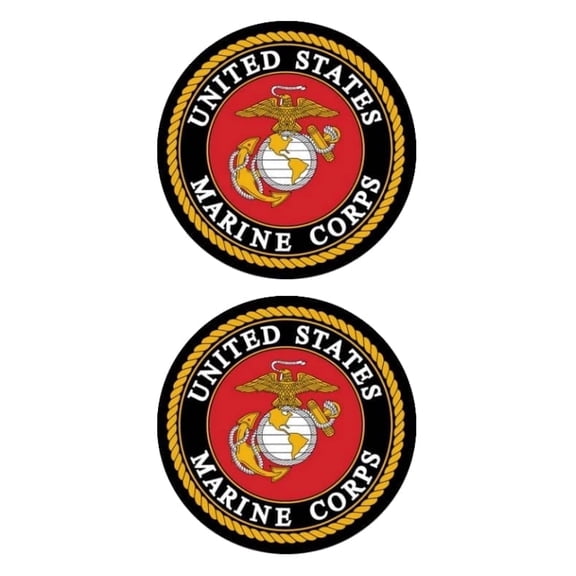 United States Marine Cor Design Edible Icing Image Cake Topper, by TNCT.