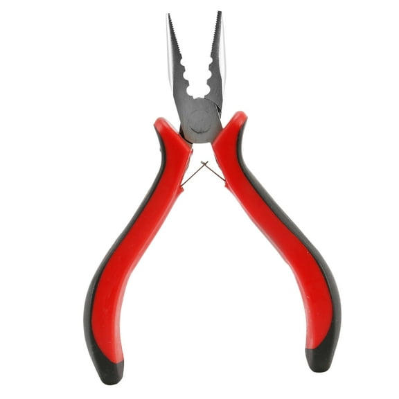 2025 New! 1 Pack 45 Steel Jewelry Bead Crimper Tools Crimping Plier for Making Red
